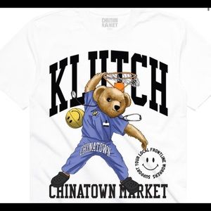 Chinatown market klutch sports frontline shirt nwt